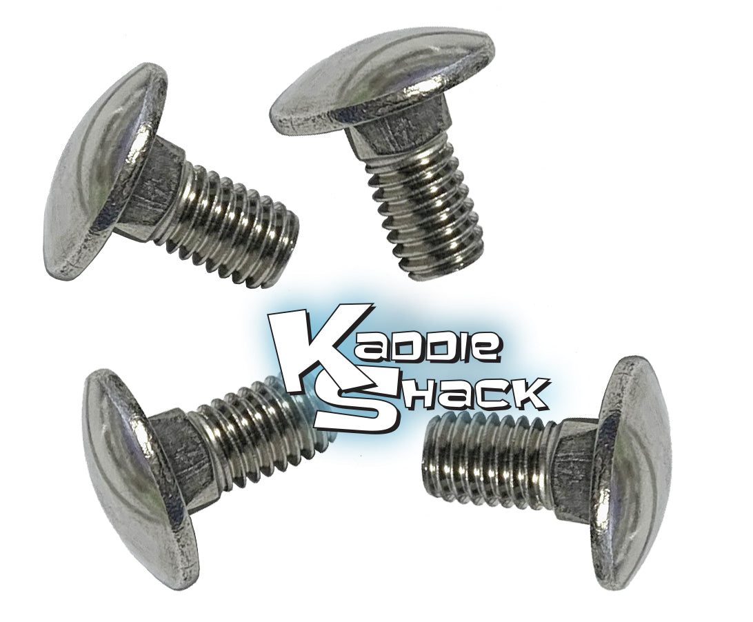 Bumper Bolts, Set/4, Chrome, Front or Rear, '68 to '73