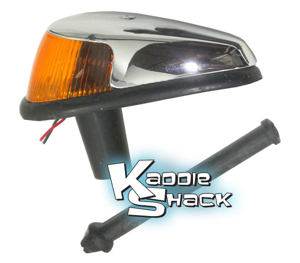 Front Turn Signal Assy, Left/Right, Amber, '67 to '69 Bug, Dual