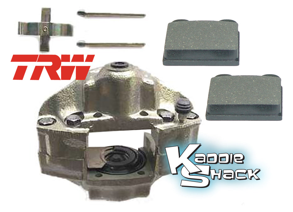 Brake Caliper, Stock Front, '67+ T1, '66-'71 T3, 2-Pin, TRW