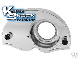 Non-Doghouse 36HP Style CHROME Fan Shroud With Heater Ducts