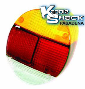 '73 and later Bug Tail Light Lens, Left