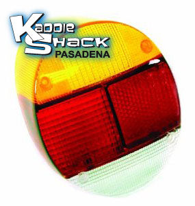 '73 and later Bug Tail Light Lens, Right