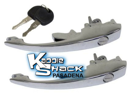 '68 and later Bug Keyed Alike Door Handles, pair
