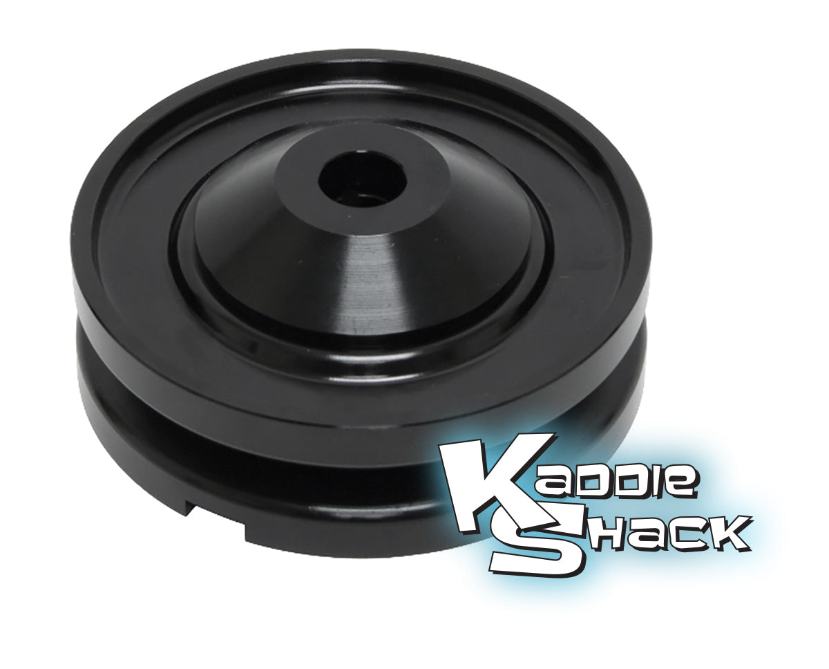 Billet Aluminum Alternator/Generator Pulley, Black