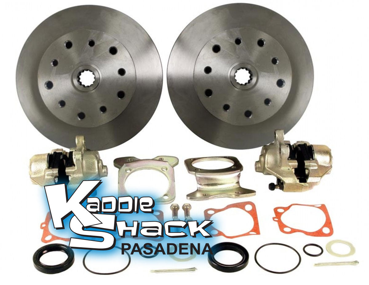 STANDARD Rear Disc Brake Kit '58 to '67 Double-Drilled No Ebrake