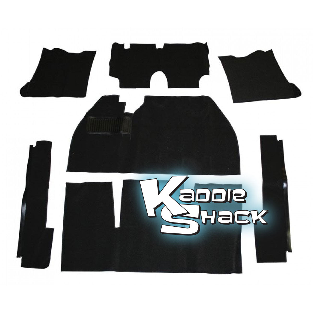 '69 to '72 Bug Sedan Interior Carpet Kit no Footrest
