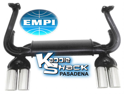 EMPI GT 4 Tip Monza Style Exhaust System - Black
