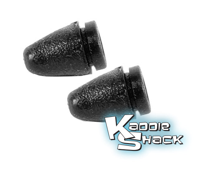Rubber Bumpers, Pair, For Glove Box & Fuel Tank Door