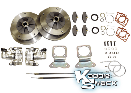 STANDARD ZERO OFFSET 5x205 Rear Disc Brake Kit '58 to 67 Ebrake