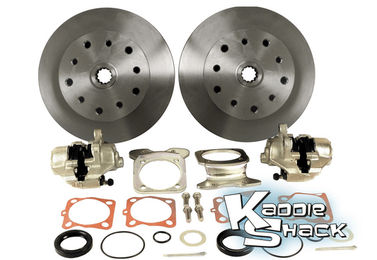 STANDARD Rear Disc Brake Kit '58 to '67 Double-Drilled No Ebrake