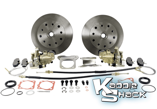 STANDARD Rear Disc Brake Kit '58 to 67 Double-Drilled HAS Ebrake