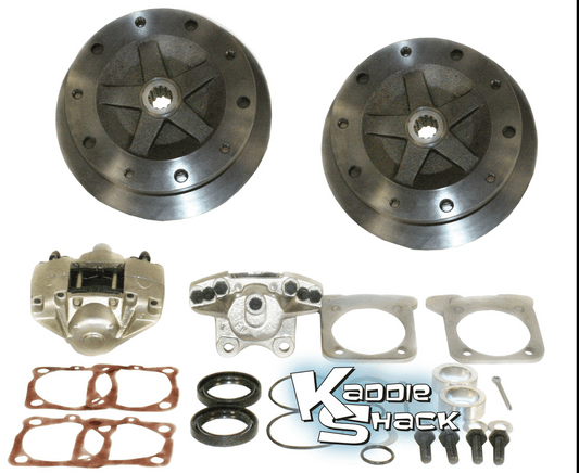 STANDARD 1" Wider 5x205 Rear Disc Brake Kit '68 to 72 NO Ebrake