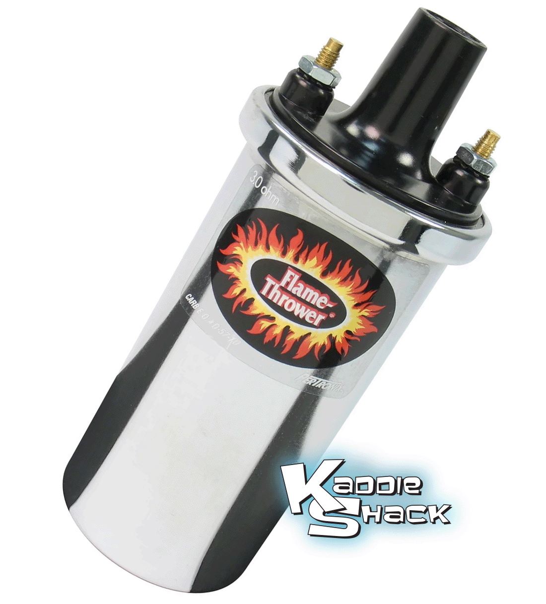 Pertronix Flame-Thrower 3.0 ohm Coil, Chrome