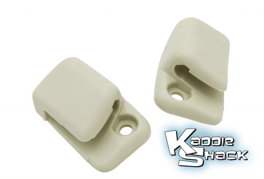 Sunvisor Clips, Ivory, '68 to '79