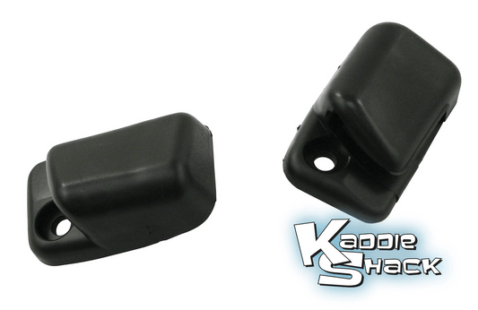 Sunvisor Clips, Black, '68 to '79