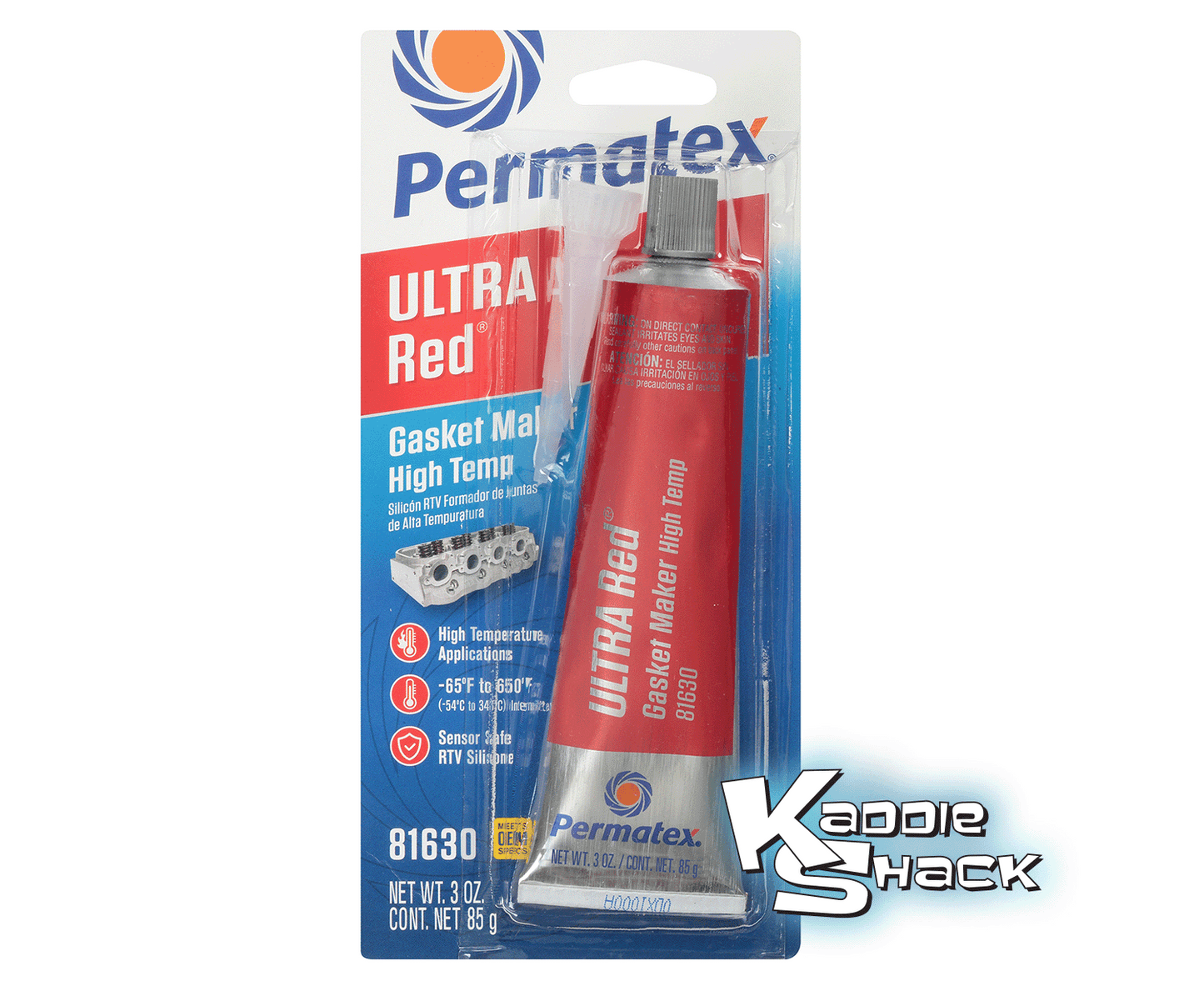 Permatex Ultra Red High Temp RTV Permatex Silicone Sealant