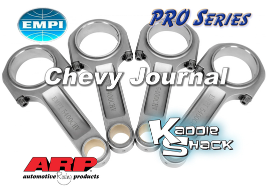 EMPI Pro-Series I-Beam 4340 Chromoly Connecting Rods, 5.4", Chevy Journals