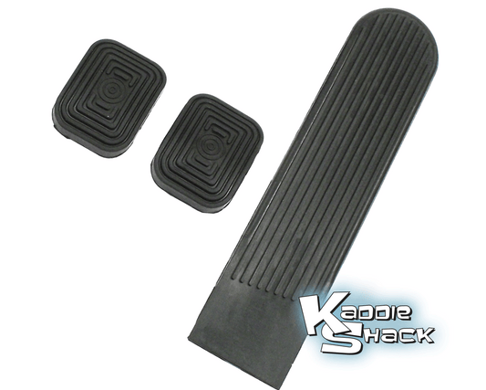 Stock Pedal Pads Set, 3 piece kit, no logo