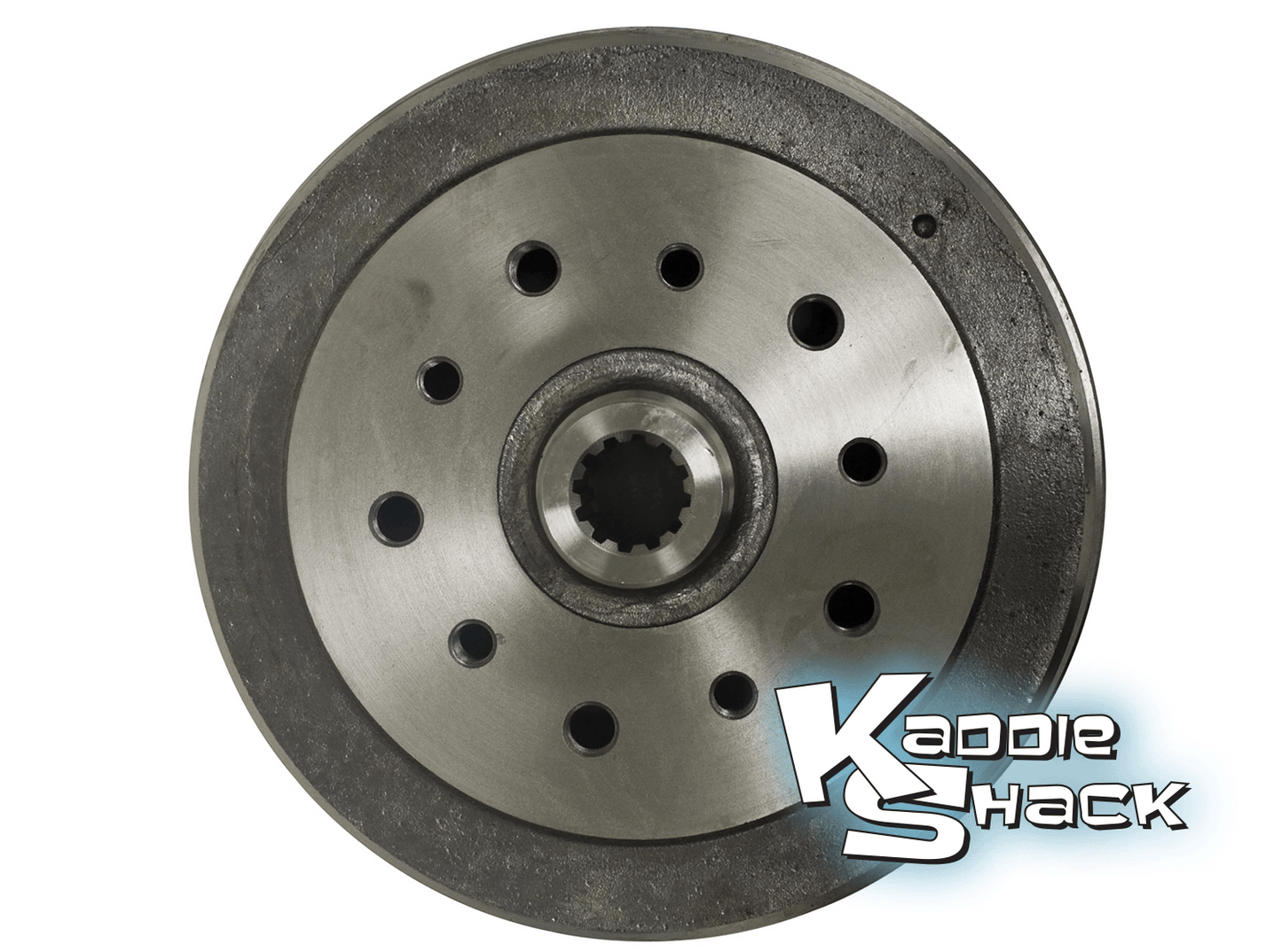 Brake Drum, Rear, Drilled for Porsche 5x130mm and Chevy 5x4.75"