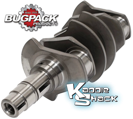 Bugpack 82mm Forged 4340 Chromoly Counterweighted Crankshaft, Chevy Journals