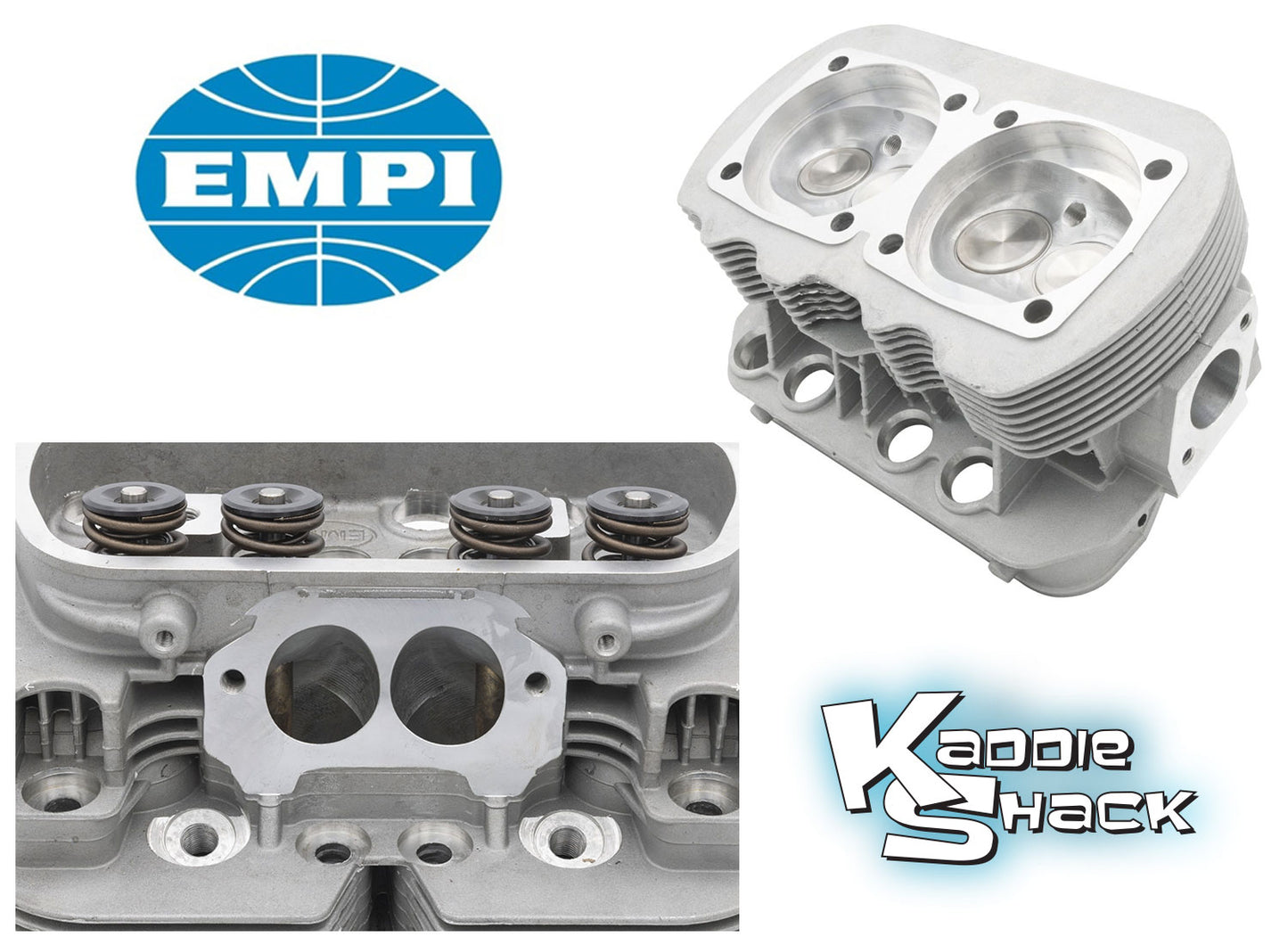 EMPI DRD L5 CNC Ported Cylinder Heads, 40x35.5mm Valves, 90.5/92mm Bore, Pair