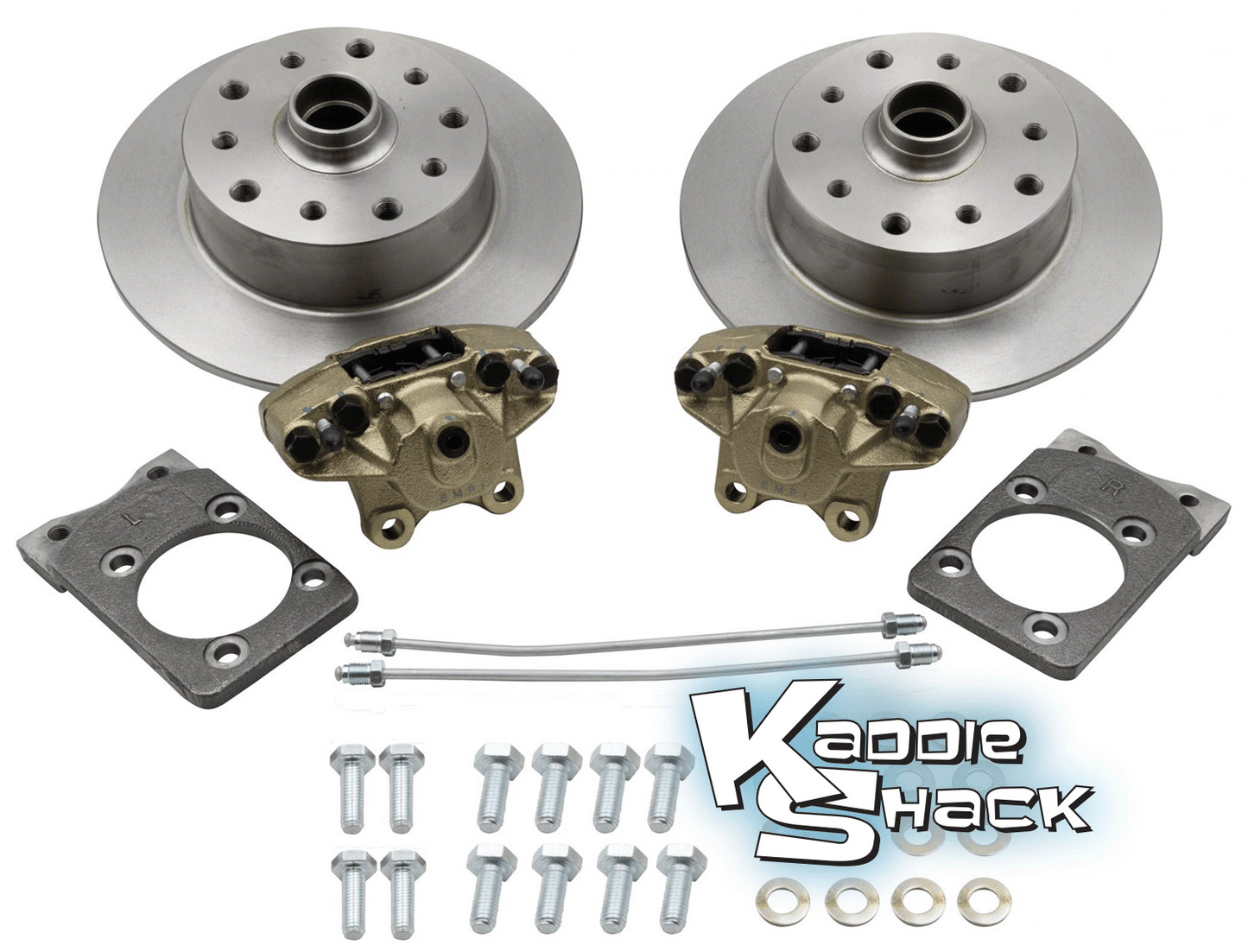 '71-'79 Super Beetle Front Disc Brake Conv. Kit Double Drilled