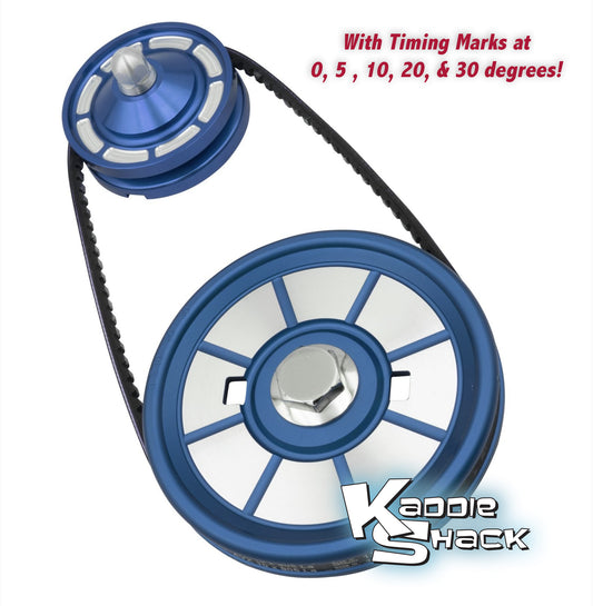 EMPI Color Matched Degree Pulley Kit, Blue