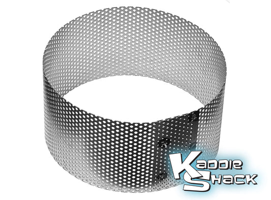 Air Cleaner Perforated Mesh Screen, Early Kadron Style, Raw Finish, Paintable