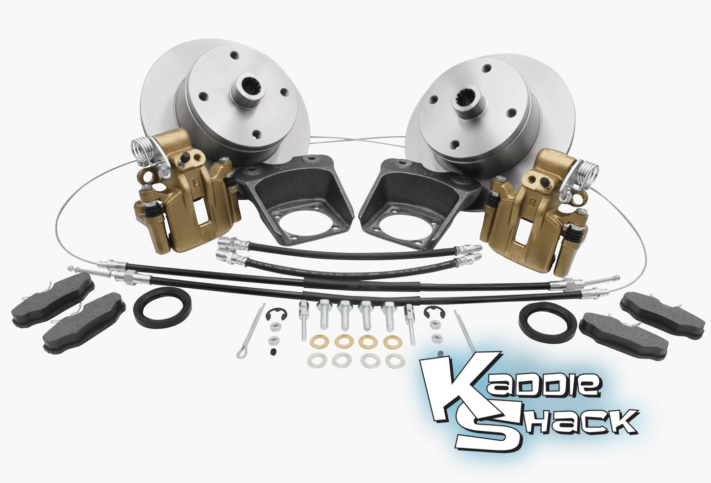 DELUXE Rear Disc Brake Kit '73 to '79 4x130mm HAS Ebrake