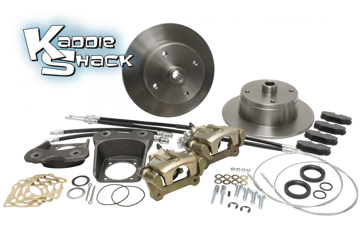 DELUXE Rear Disc Brake Kit '68 to '72 4x130mm HAS Ebrake