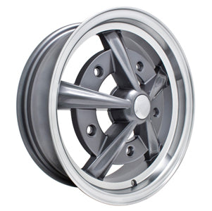 EMPI Raider Wheel, 5x205  Anthracite w/Polished Lip