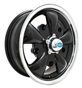 EMPI 5-Spoke Wheel 5x205 Gloss Black w/Polished Lip