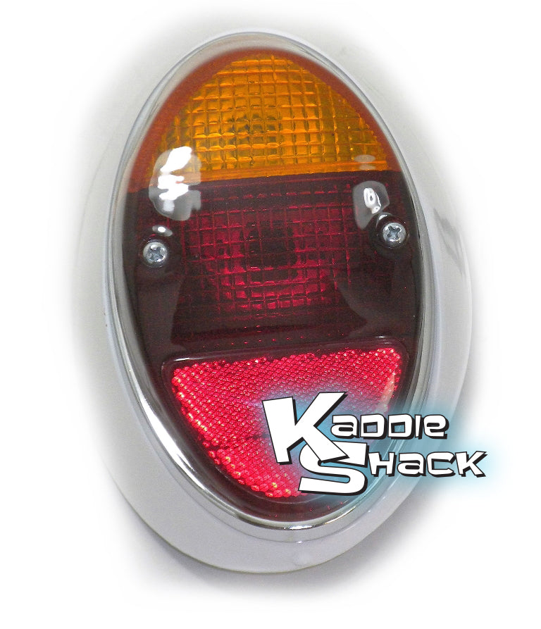 Taillight, Left, '62 to '67 Bug, Red/Amber