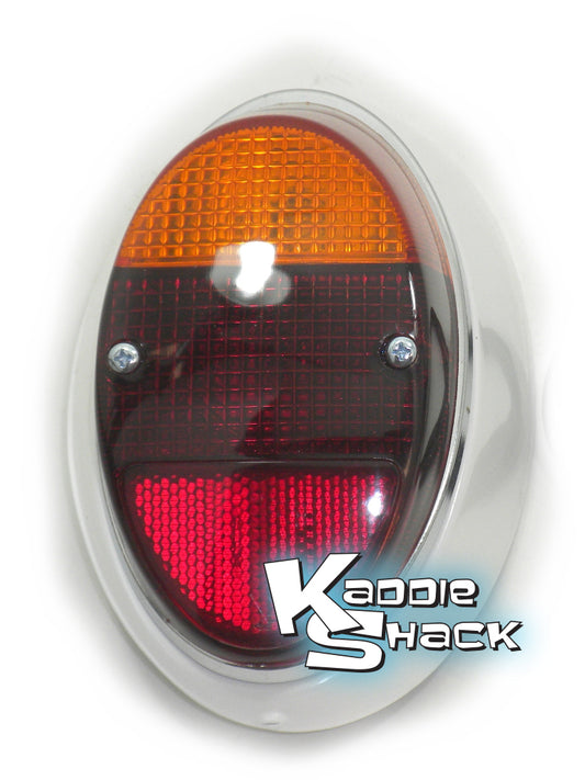 Taillight, Right, '62 to '67 Bug, Red/Amber