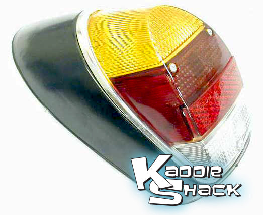 Taillight, Right, '68-'69 Bug, Red/Amber