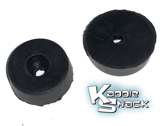 Rear Seat Rubber Stoppers, Pair, '58 to '71 Bug