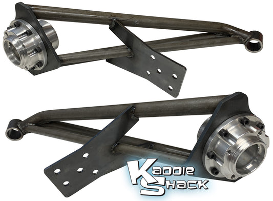 Chromoly HD 3x3 Trailing Arms w/ Aluminum Bearing Carriers, Pair