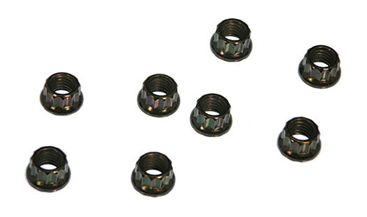 12-point Engine Nut, 8mm, pack of 8