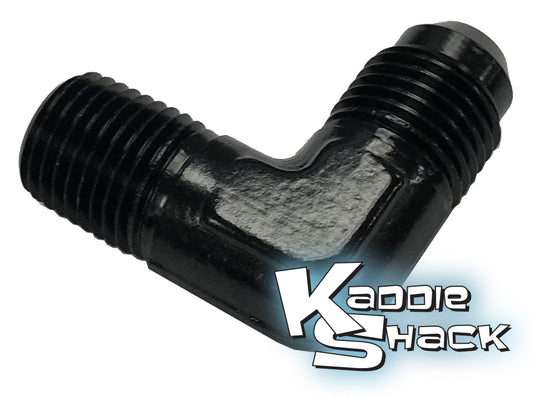 #6 Cobra™ Fuel Hose Adapter, 1/4" MPT 90 Degrees