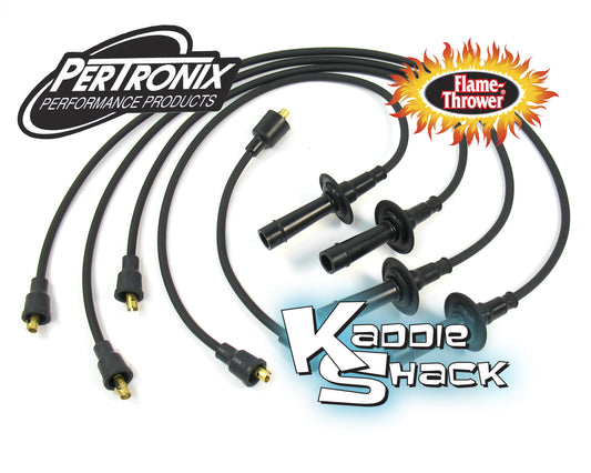 Pertronix Flame-Thrower 7mm Spark Plug Wires, Black