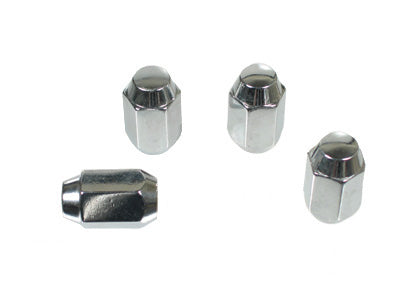 Chrome Lug Nuts, 1/2"-20 Acorn Style, Set of 4