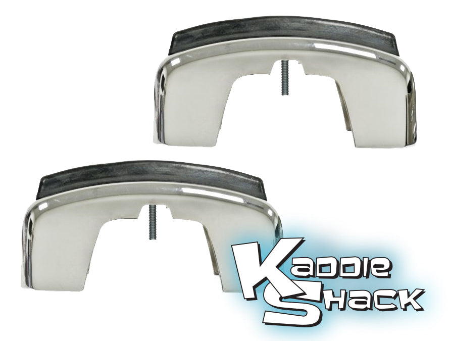 Bumper Guards, Front/Rear Pair, '68 to '73 with Molding Notch