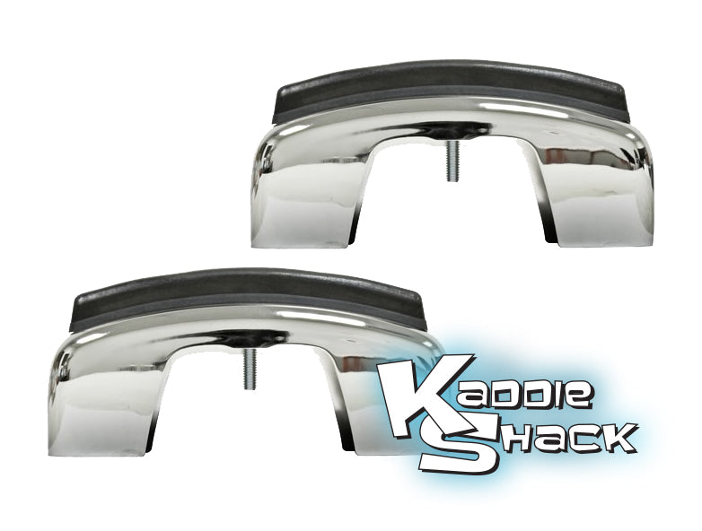 Bumper Guards, Front/Rear Pair, '68 to '73 w/o Molding Notch