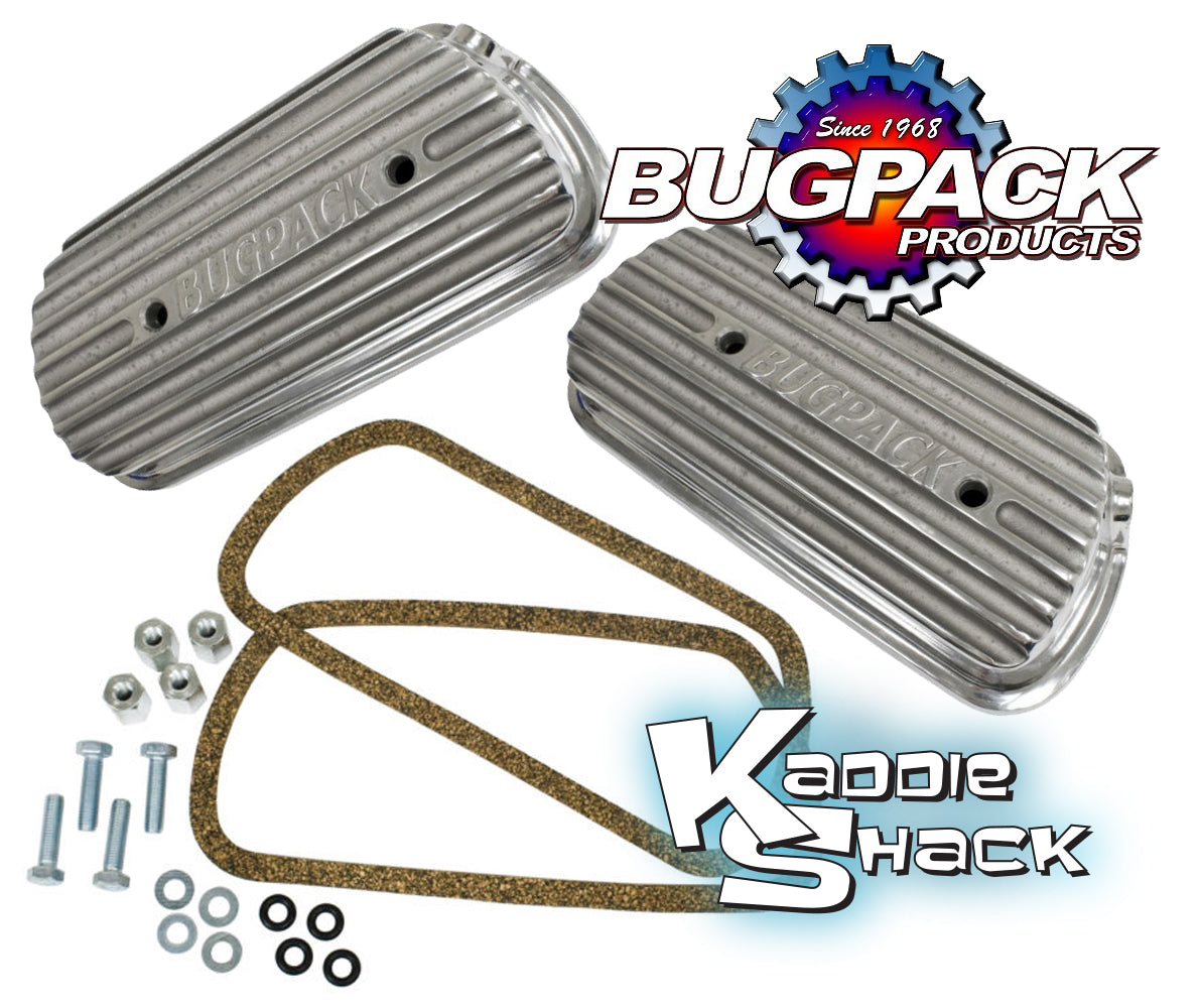 Bugpack Heavy Duty Cast Aluminum Valve Covers, Pair