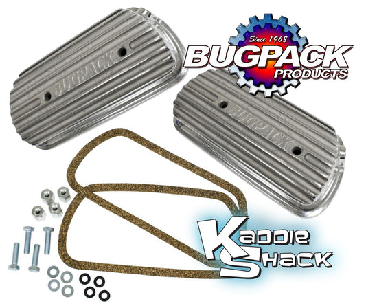 Bugpack Heavy Duty Cast Aluminum Valve Covers, Pair