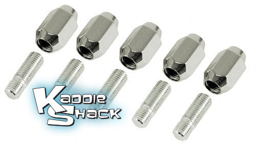 Wheel Stud & Nut Kit For Steel Wheels - 12mm Pack/5