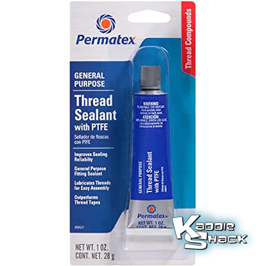 Permatex Thread Sealant with PTFE, 1 oz. Tube
