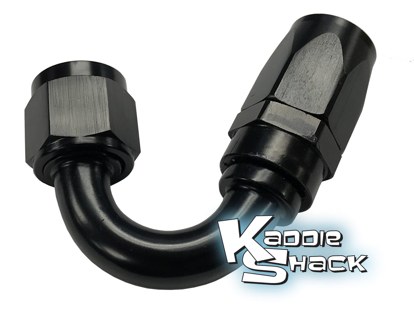 #8 Cobra™ Oil Hose Fitting, Swivel Flare to Hose, 150 Degree