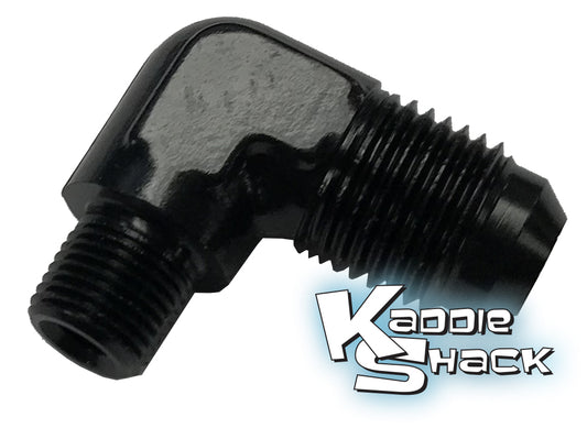 #6 Cobra™ Fuel Hose Adapter, 1/8" MPT 90 Degrees