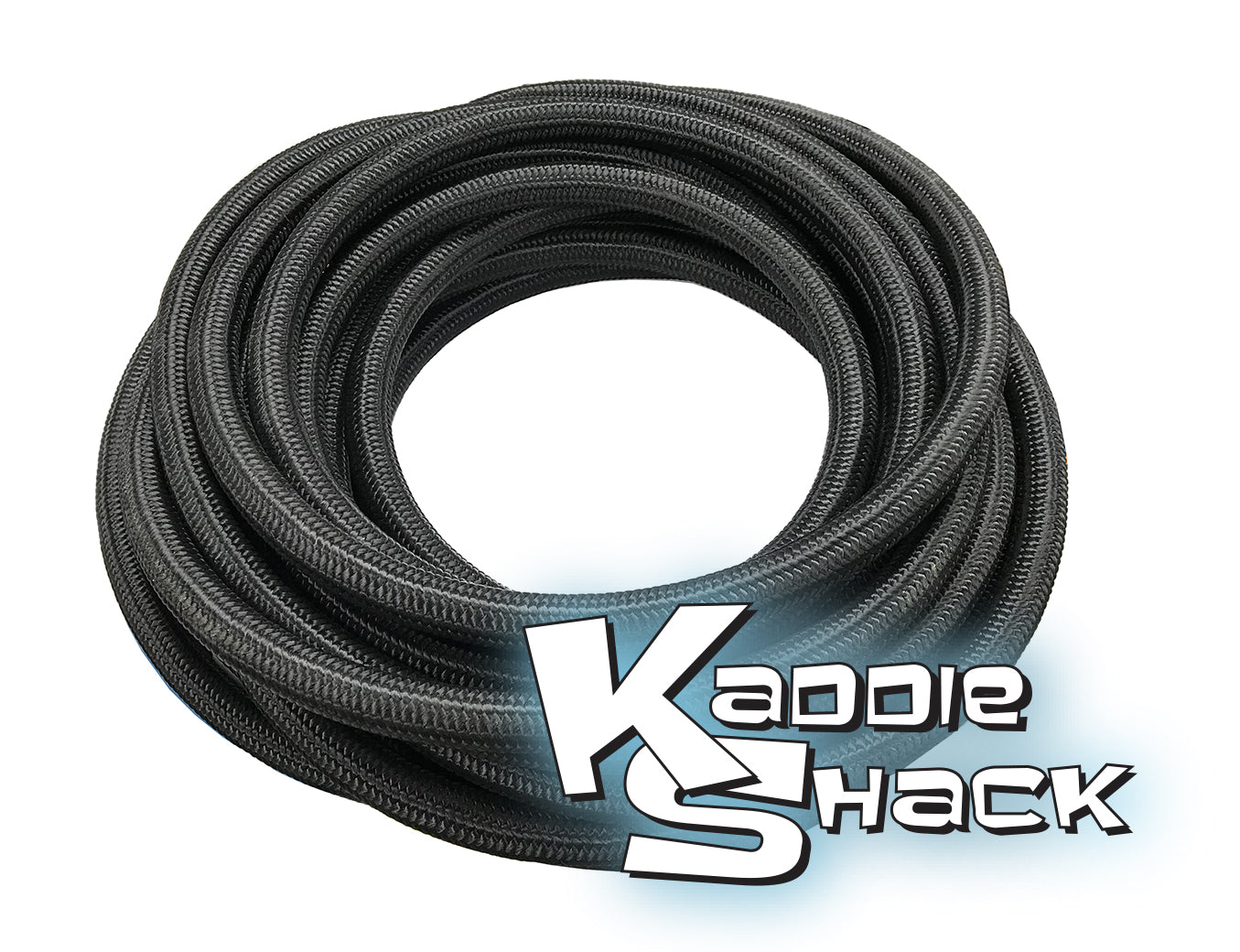 #6 Cobra™ 3/8" Diameter SS Braided Fuel Hose, Black Cloth